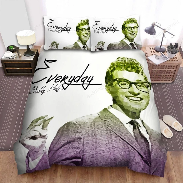 BUDDY HOLLY EVERYDAY Album Cover Quilt Duvet Cover Set Doona Cover