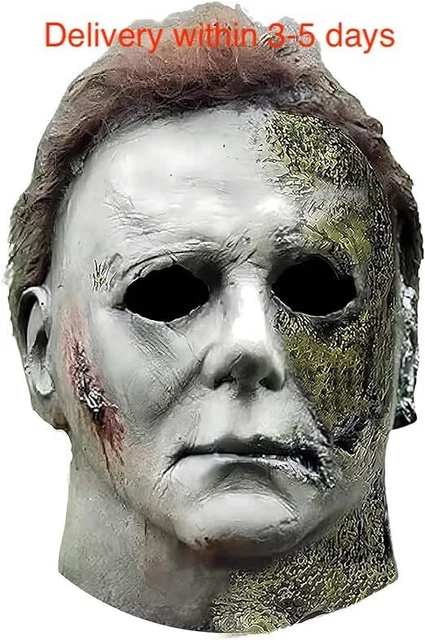 Michael Myers Mask Halloween Horror Cosplay Costume Latex Props, Scary Halloween