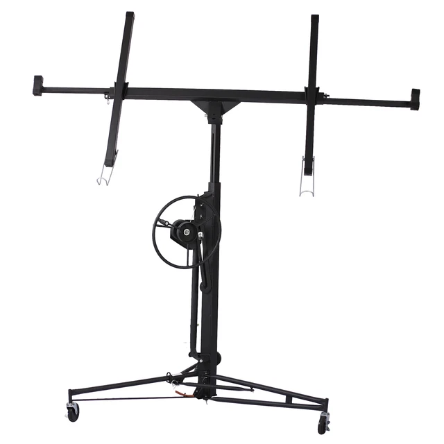 16ft Drywall Lift Rolling Panel Hoist Jack Lifter Adjustable Drywall Panel Hoist