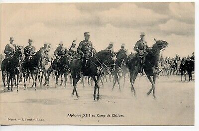 Chalons sur marne-marne-CPA 51-military life at Camp-king Alphonse xiii