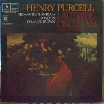 Purcell Henry Laudate Ceciliam & Secular Motets Lp 1976