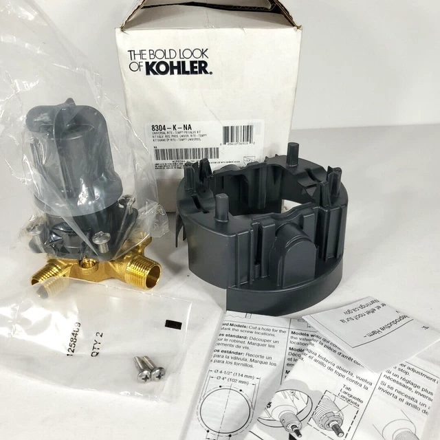 KOHLER RITETEMP PRESSUREBALANCING Valve Body and Cartridge Kit; K