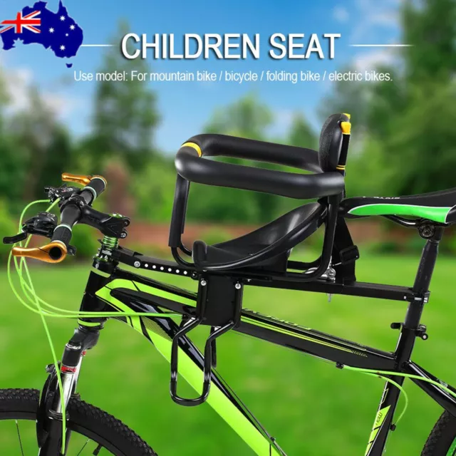 Front Mounted Bicycle Child Seat Bike Kids Chair Front Carrier Child Safety Seat