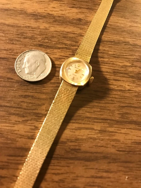 Bulova 14K solid gold Christian Dior watch