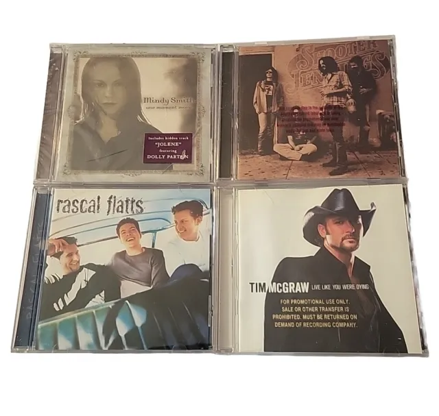 Country Music CD Lot of 4 Tim McGraw Rascal Flatts + More