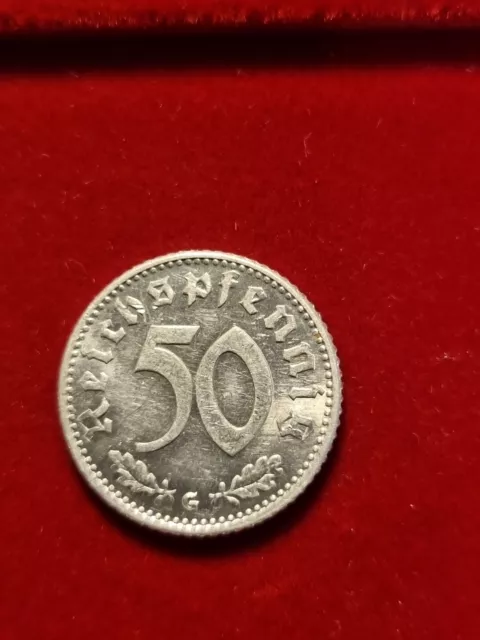 Deutschland 3. Reich 50 Pfennig 1935 G Top Zustand Unc.