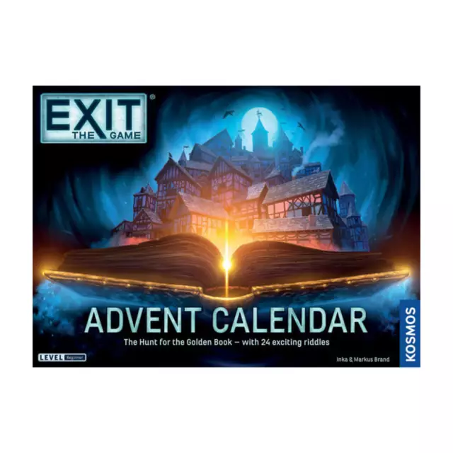 Thames and Kosmos Exit Advent Calendar the Hunt for the Golden Book Card Game