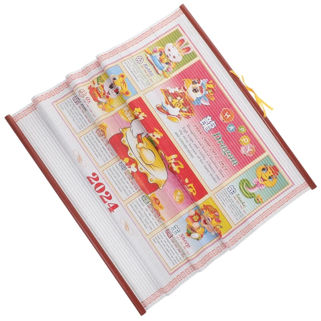 CALENDRIER DU NOUVEL An Chinois Calendrier Suspendu Calendrier