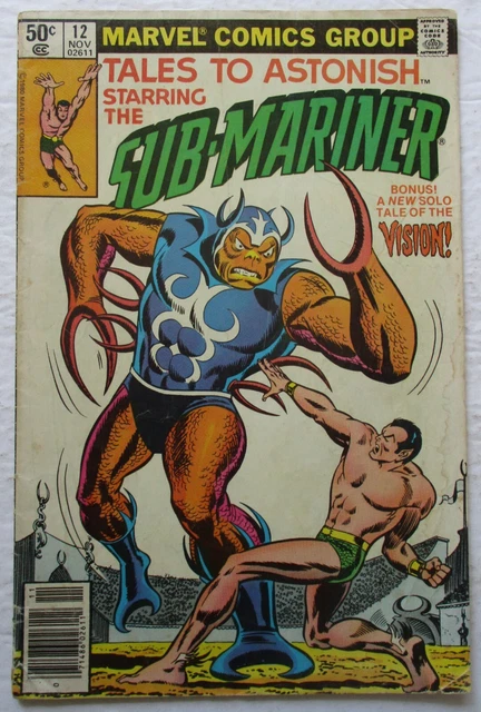 Tales to Astonish #12 Bronze Age Marvel Comic Book 1980 VG