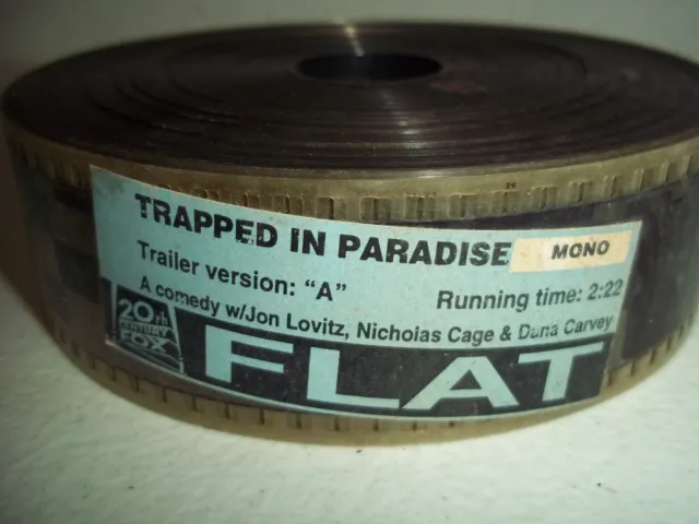 TRAPPED IN PARADISE 20Th Century Fox Original Movie Film Reel Trailer 35Mm  $2.00 - PicClick