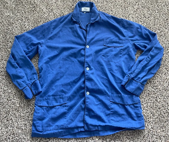 Brioni Neiman Marcus Pajama Sleep Shirt Mens Medium