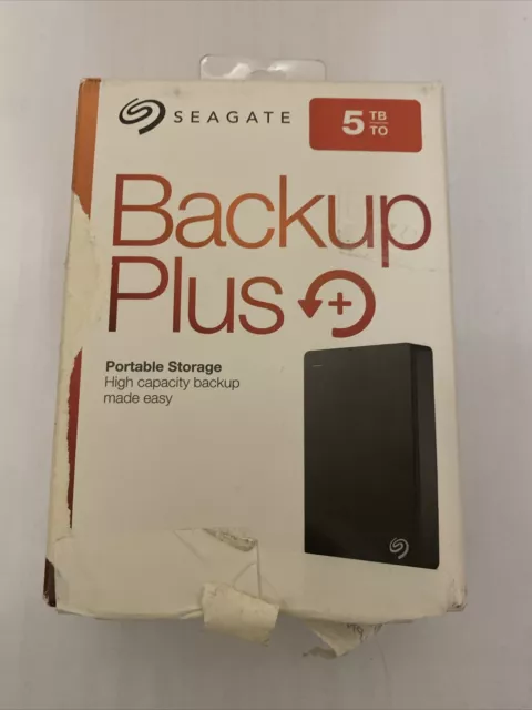 Seagate 5Tb Backup Plus Tragbare Festplatte Schwarz