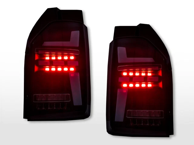 Set fanali posteriori a LED VW T6 anno 16-19 porte a battente nero
