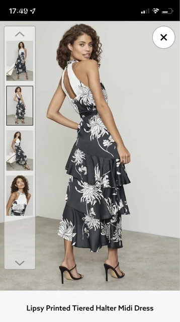 Lipsy best sale monochrome dress