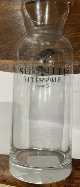 Sipsmith Gin Glass Carafe Decanter New