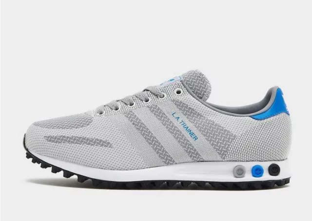 Adidas Originals LA Trainer Uomo Scarpe Sportive IN Grigio e Blu Stock Limitato