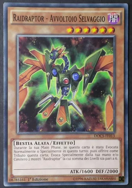 RAIDRAPTOR AVVOLTOIO SELVAGGIO in Italiano DOCS-IT013 Comune YUGIOH