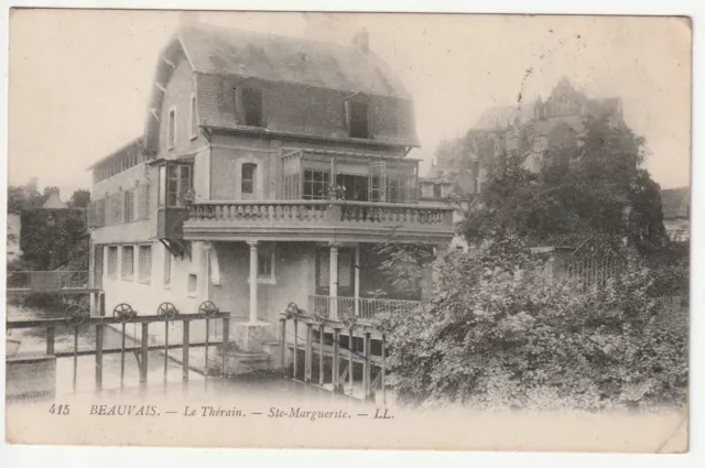 BEAUVAIS - Oise - CPA 60 -  le Therain Ste Marguerite