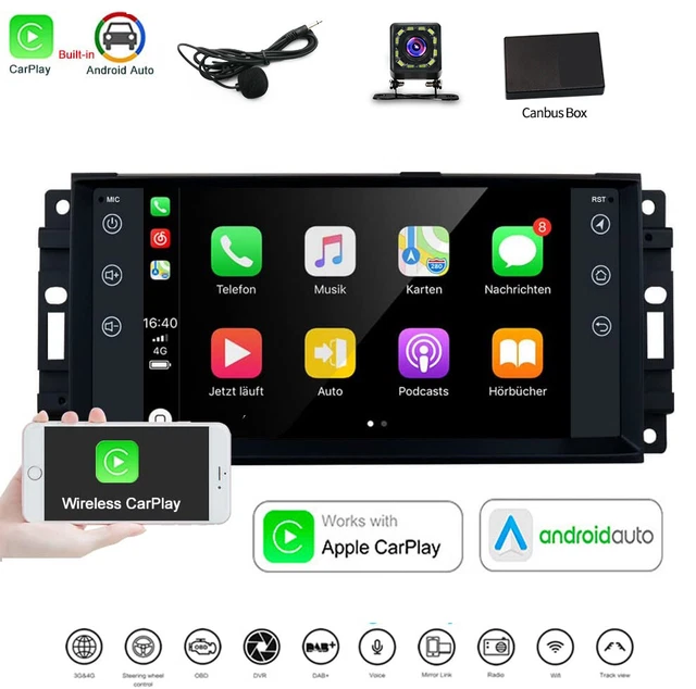FOR 20082020 DODGE Grand Caravan Apple Carplay Car Radio Android 11