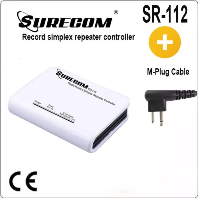 SURECOM SR-112+46-M Record simplex repeater Controller with Motorola GP300
