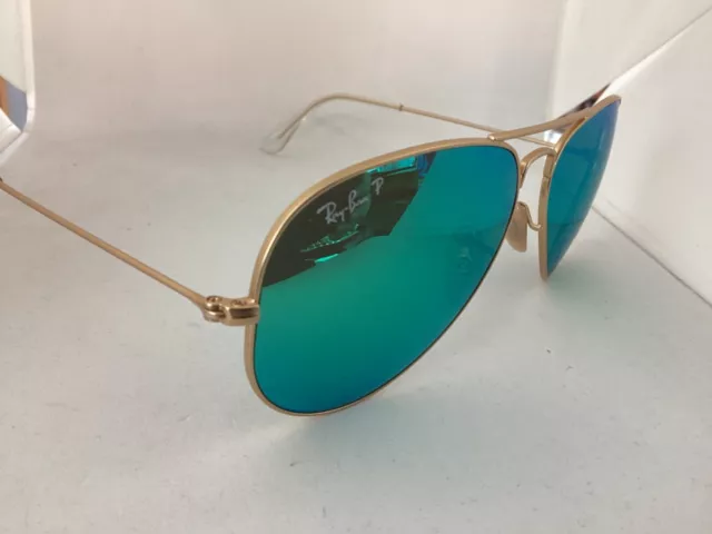 Occhiale Ray Ban Rb 3025 Aviator Col 112/P9 Cal. 58 Nuovo Polar Crystal Lens 2