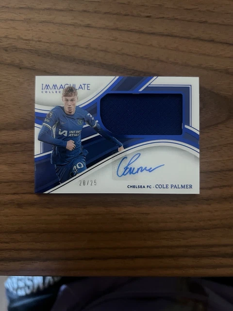 10枚限定 Panini コール・パルマー 直筆サインカード
