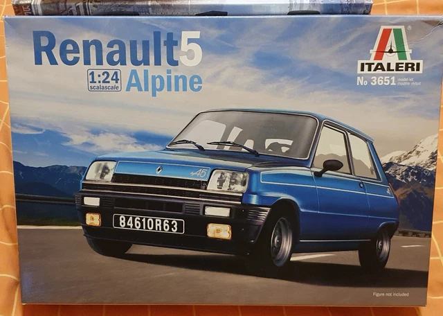 Maquette Italeri 1/24 Renault 5 Alpine Rally - Kit Modèle 3652