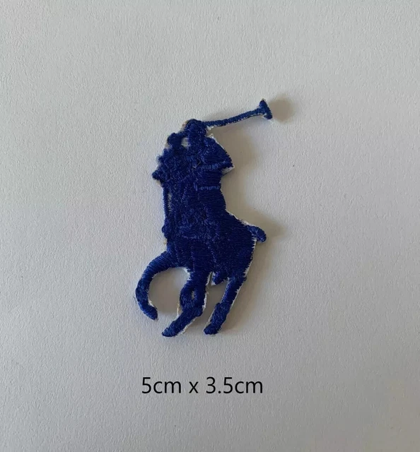 HORSE RIDER ORANGE embroidered patch sew iron on polo patches transfer clothes 2.99 PicClick UK