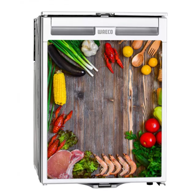 Waeco Camper van Fridge Wrap Stickers Printed Graphics Bubble Free