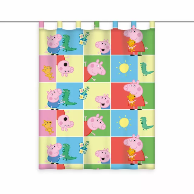 Peppa Cochon Wutz Rideau Prêt à Poser 140 X 175 CM Opaque