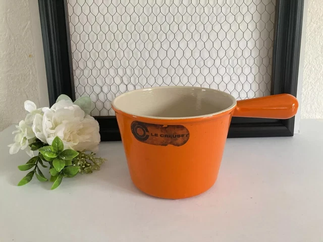 225⚜️ LE CREUSET Poêlon Caquelon Casserole Vert en Fonte Émaillée Made In France EUR 30,00 - FR
