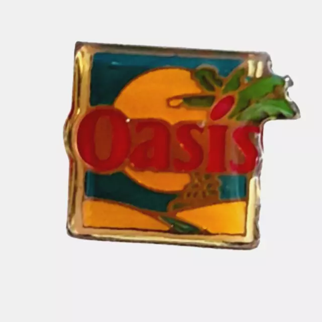 Pin's Oasis vintage Logo collection Pins Années 1990 publicitaire