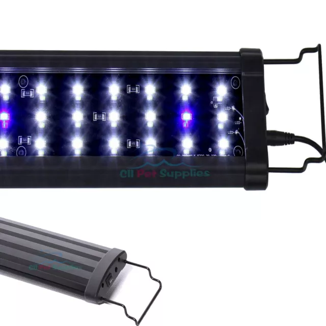 0.5W LED Light 12"/18"/24"/30"/36"/48"/72" HIGH LUMEN Aquarium FOWLR White Blue