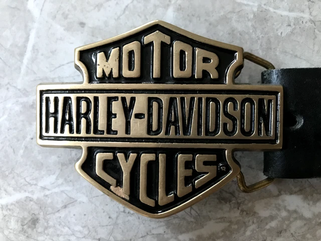 VINTAGE HARLEY DAVIDSON METAL BELT BUCKLE, OFFICIAL MERCHANDISE, 1991 ...
