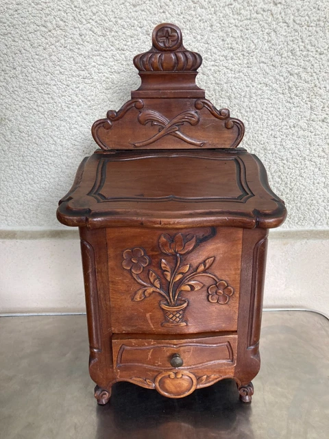 Boîte à sel provençale authentique XVIIIEME