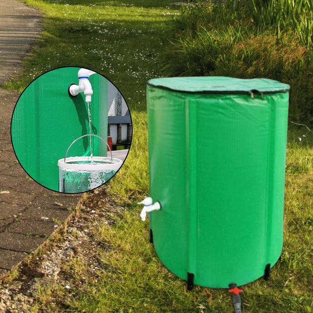 Seau Rabattable De Camping - Lavabo Pliable Réservoir D'eau Pour Jardinage - Vert Armée