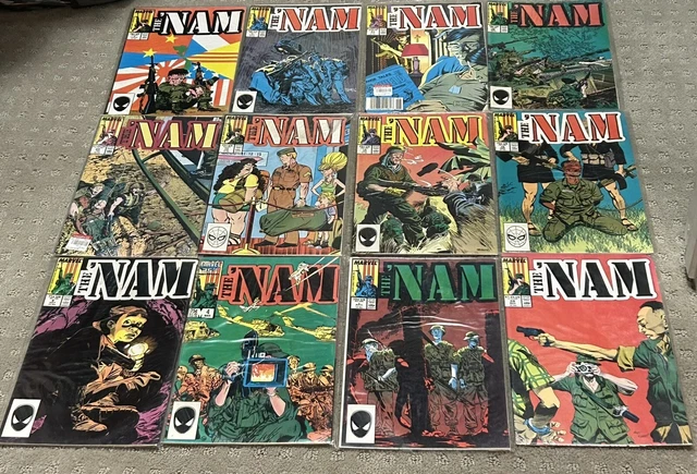 Marvel Comics: The Nam Mixed Comic Lot of 12