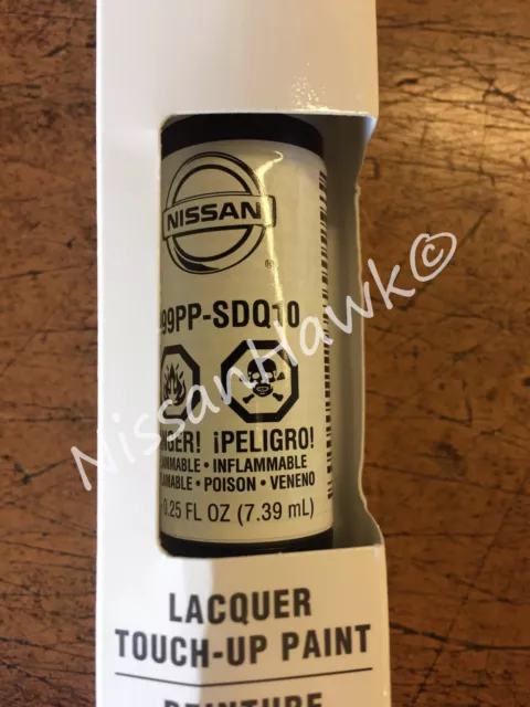 OEM Nissan (Pearl White, QAB) Touch Up Paint + Clear Coat Pen New