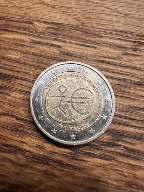 Wertvolle 2 Euro Münze Strichmännchen Wert