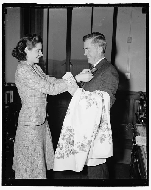 Reproduced 1939 Photo Henry A Wallace Right d