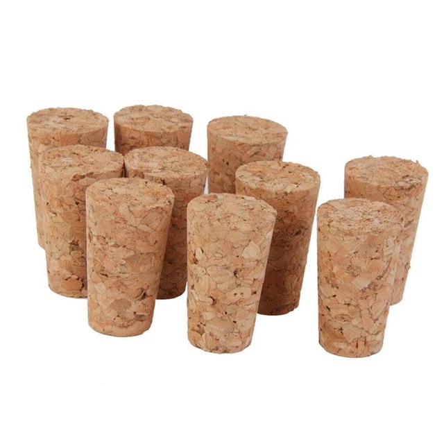 10 piezas tapón de corcho cónico hágalo usted mismo artesanía modelo construcción 22 X 17 X 35 C6E1