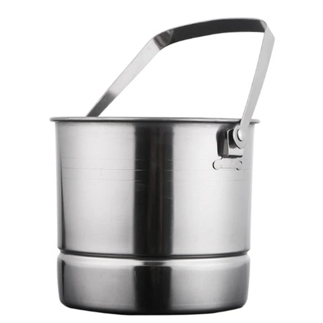 Seau à Glace Portable en Acier Inoxydable Seau à Glace Champagne Seau à Gla3747