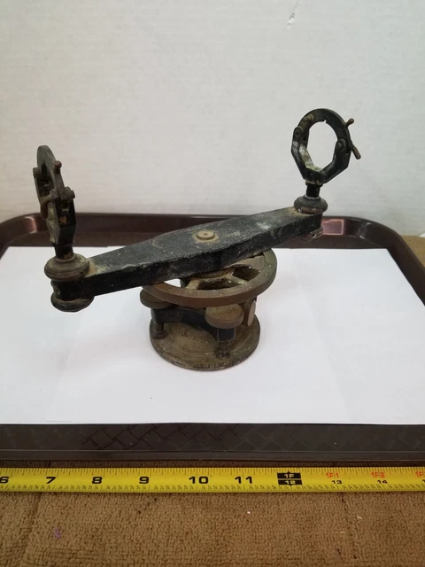 Vintage keuffel & esser Telescope Brass Base ... No Scope