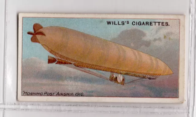 Wills Australia Aviation Card #69 Lebaudy’s  ‘Morning Post’ Airship 1910 France