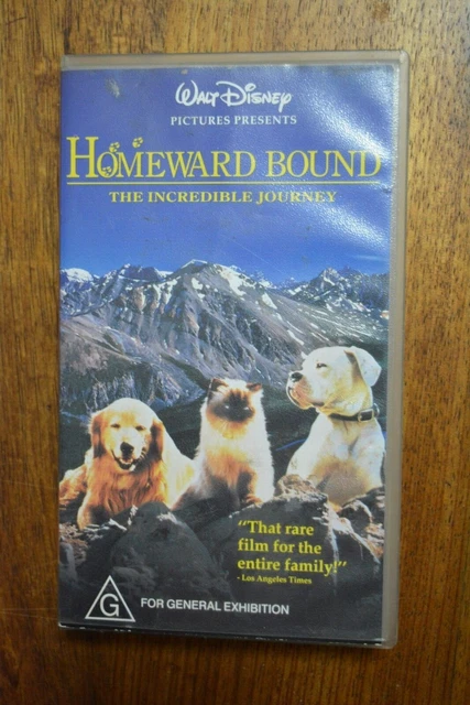 HOMEWARD BOUND THE Incredible Journey Vhs $8.99 - PicClick AU