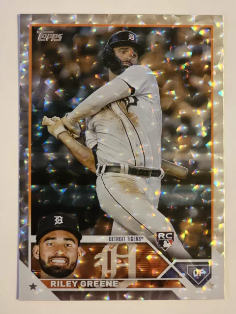 2023 Topps Series 1 RILEY GREENE Collectors Super Box Silver Foil Board RC #31