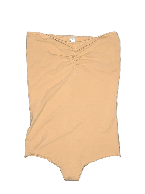 American Apparel Women Orange Bodysuit L