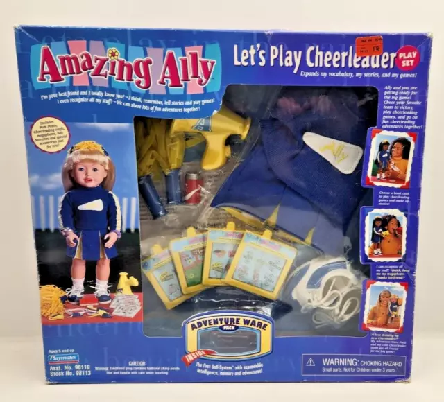 Amazing Ally  - "Let's Play Cheerleader" Play Set NEW WITH BOX