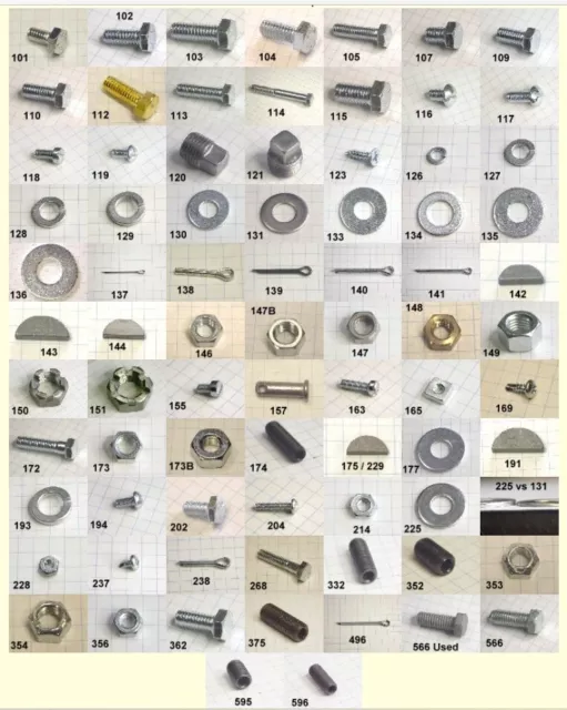 Complete Frazer Rototiller 339 Fastener Replacement Kit for units with No Revers