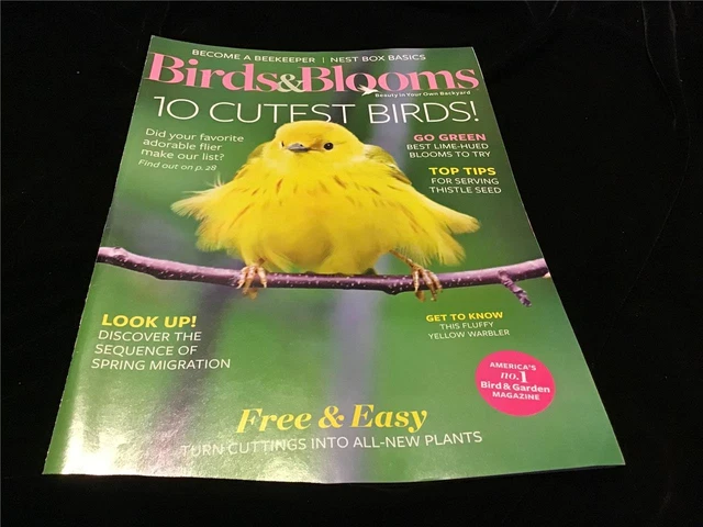 BIRDS & BLOOMS Magazine February/March 2019 Ten Cutest Birds £7.14